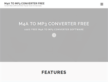 Tablet Screenshot of m4a-to-mp3-converter.net